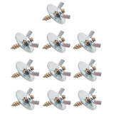 Maxbell Maxbell 10x M5*30 Nuts and Screws to Make Bird Perches for Building Wood Birds Perch with 1 Washer