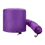 Maxbell Hair Dry Hoods Styling with Drawstring Strap Attachment Hair Dryer Bonnet violet
