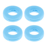 Maxbell Maxbell 2 Pairs Anti Slip Silicone Ear Hooks Holder for Glasses Light Blue