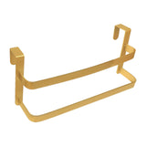 Maxbell over The Door Towel Rack Space Saving Organizer for Bathroom Washcloths Door Gold