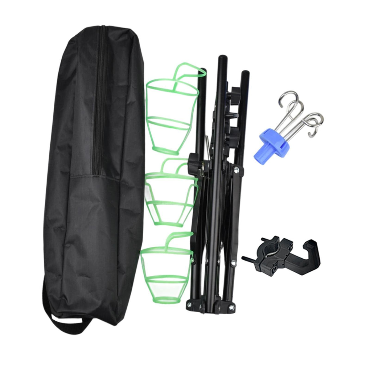 Maxbell IV Pole Foldable Adjustable Height for Bed Families Service Center Household With Hook