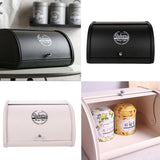 2pcs Iron Bread Box Retro Bread Bin Cake Basket Storage Organizer