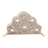 Maxbell Table Napkin Holder Napkin Dispenser for Living Room Home Kitchen Countertop Silver