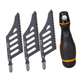 Maxbell Jig Saw Blades with Handle Curved Blade for Household Gardening Wood Working 5 Saw Blades