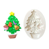 Maxbell Silicone DIY Christmas Tree Ornament Fondant Cake Mold Cake Decorating Mould