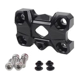 Maxbell Motorcycle Handlebar Riser Sturdy Lightweight Metal for Honda Motorbike Black