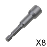 Maxbell 8x6/7/10/12mm Hex Socket Bar Wrench Adapter Drill Power Driver Extension 10mm