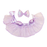 Maxbell Mini 6 inch Doll Clothes Hair Accessories for Dolls Pendant Doll Cloth Dolls violet