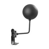 Maxbell Motorcycle Helmet Holder Metal with Hooks for Bedroom Clothes Shop Home Black