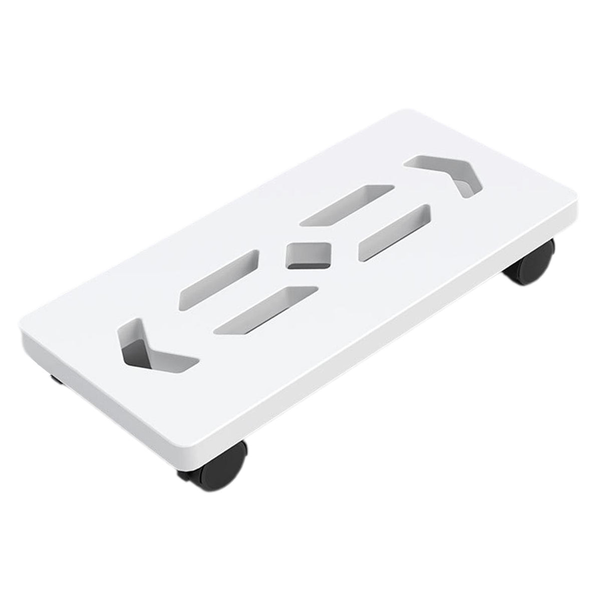 Maxbell Computer Holder Stand Portable Mobile CPU Holder Stand for Home Office Gamers White