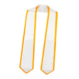 Maxbell Graduation Stole for Graduation Ceremonies Academic Commencements University white
