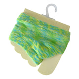 Maxbell Women Open Toe Half Socks Soft Forefoot Liner Socks for Sandal Clogs Outdoor Green