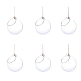 Maxbell 6x Hanging Glass Geometric Pot Hydroponic Flower Vase Container Flowerpot with Ropes - Aladdin Shoppers