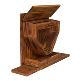 Maxbell Squirrel Feeder Box Funny Large Stable Feeding Station for Picnic Patio Yard