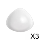 Maxbell 3xSilicone Bra Pad Removable Underwear Chest Pad for Swimsuit Female Sport Bra