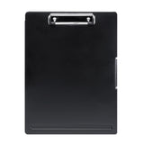 Maxbell Low Profile Clipboard with Storage A4 Size Clipboard Organizer for Home Black