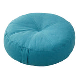 Maxbell Round Floor Pillow Premium Small for Yoga Sofa Bed Adults Kids Floor Seating Blue