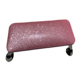 Maxbell Nail Art Hand Rest Pillow for Home Use Waterproof Professional Metal Bracket Pink