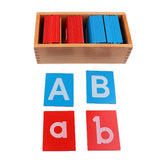 Maxbell Maxbell Kids Montessori Materials Kindergarten Teaching Aids a-z A-Z Alphabet Box