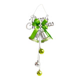 Christmas Bell Hanging Ornament Decorative for Door Handle Fireplace Parties Green