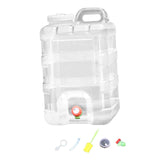 Maxbell Water Bucket 28 L with Faucet Water Carrier for BBQ Self Driving Cars Hiking With Cover Faucet