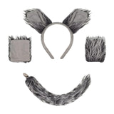Maxbell Wolf Giraffe Costume Cosplay Headband for Dress up Performance Themed Parties No Skirt