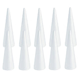 10x Foam Cones for Crafts Decorations for Children Kids Celebration Festival 7cmx2.3cm