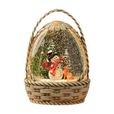 Maxbell Christmas Snow Globe Gift Home Decor Crafts Ornament for Bedroom Cafes Shops snowman