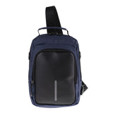 Maxbell Maxbell Chest Bag Sling Bag Hiking Daypacks Backpacks with Charger for Men Blue