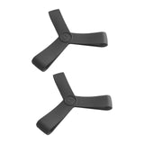 Maxbell Fin Keepers Easy Pull on Elastic Secure for Underwater Swimming Water Sports Black M 39 to 41