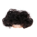 Maxbell Dolls Wig Big Hair With Scalp Cap For Mini Blythe Doll DIY Making Black - Aladdin Shoppers