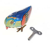 Maxbell 3pcs Wind Up Tin Toy Clockwork Jumping Frog rabbit pecking bird vintage gift