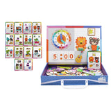 Maxbell Jigsaw Puzzle Box for Kids Educational Game for Travel Birthday Children Day Clock Pattern