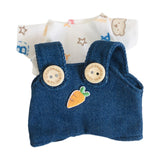 Maxbell Dolls Suspender Pant Overalls Costume Accessories for 17cm Dolls Girls Dolls style B