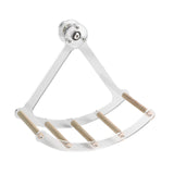 Maxbell Small Animal Quiet Running Wheel Clear Bird Toy for Hamsters Birds Cockatiel L Wood Stick