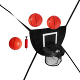 Maxbell Trampoline Basketball Hoop Easy to Install Trampoline Accessory for All Ages with three balls