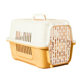 Maxbell Pet Travel Carrier Transport Box Carrying Cat Kennel for Cats Rabbits Kitten Yellow