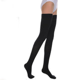 Maxbell Maxbell Phenovo Elastic Nylon Closed Toe Stockings For Varicose Veins Care L Black