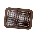 Maxbell Wooden Money Box with Counter Jar Wooden Savings Box for Children's Day Kids 1000 GBP