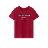 Maxbell Maxbell Women's T Shirt Summer Casual Soft Basic Tee for Commuting Traveling Holiday S Red