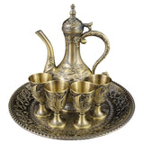Maxbell Wine Pot Kit European Tea Set for Dining Room Wedding Gift Ornaments Bronze