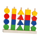 Maxbell Montessori Toys Set Learning Activities Playing Wooden Beads Sequencing Toys