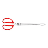 Maxbell Crab Tongs for Live Crabs Anti Slip Grabber Portable for Crabs Fishes Picnic Curved Tip