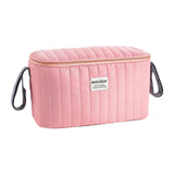 Maxbell Stroller Organizer Fits Most Stroller Mini Diaper Bag for Snacks Nappy Wipe Pink
