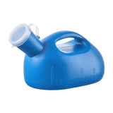 Maxbell Male Urinal Bottle Mobile Incontinence Pee Bottle for Night Use Home Outdoor Blue