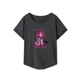 Maxbell Maxbell Women's T Shirt Summer Ladies Crew Neck Shirt for Traveling Vacation Holiday L