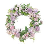 Artificial Peony Garland Hanging Wreath Flower Door Wall Decor 5 Pieces