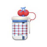 Maxbell 650ml Gift Creative Cherry Water Bottle for Sports Outdoor Activities Hiking