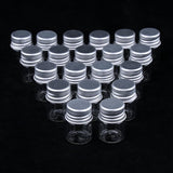 40X Empty Refillable Cosmetic Container Bottle Round Glass Jar Cannings 5ml