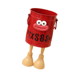 Maxbell Pen Holder Cup Stationery Organizer Makeup Brush Organizer Home Office Decor Red
